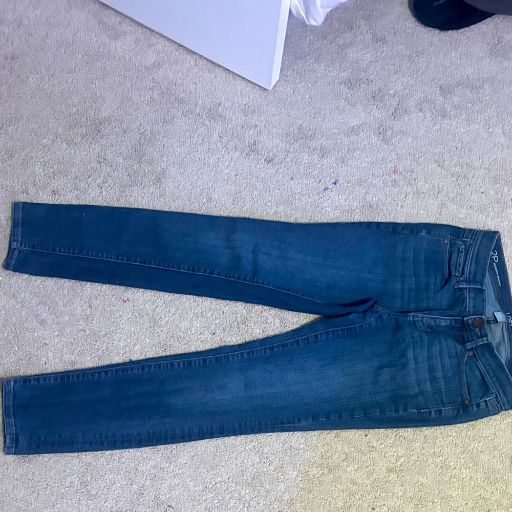 LOFT Dark Blue Skinny Jeans